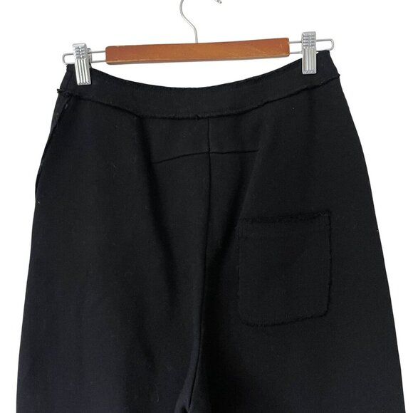 Caara Karna Black Pants High-Waisted Tapered Fit Barrel Size 8/30 CXL Knit - Picture 6 of 9